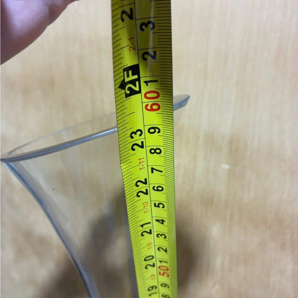 Tall Clear Glass Bud Vase